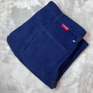 Wrangler Denim Shorts Mens 32 Actual Vintage Indigo Cowboy Cut Relaxed Fit